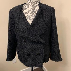 Ann Taylor Women Black Jacket